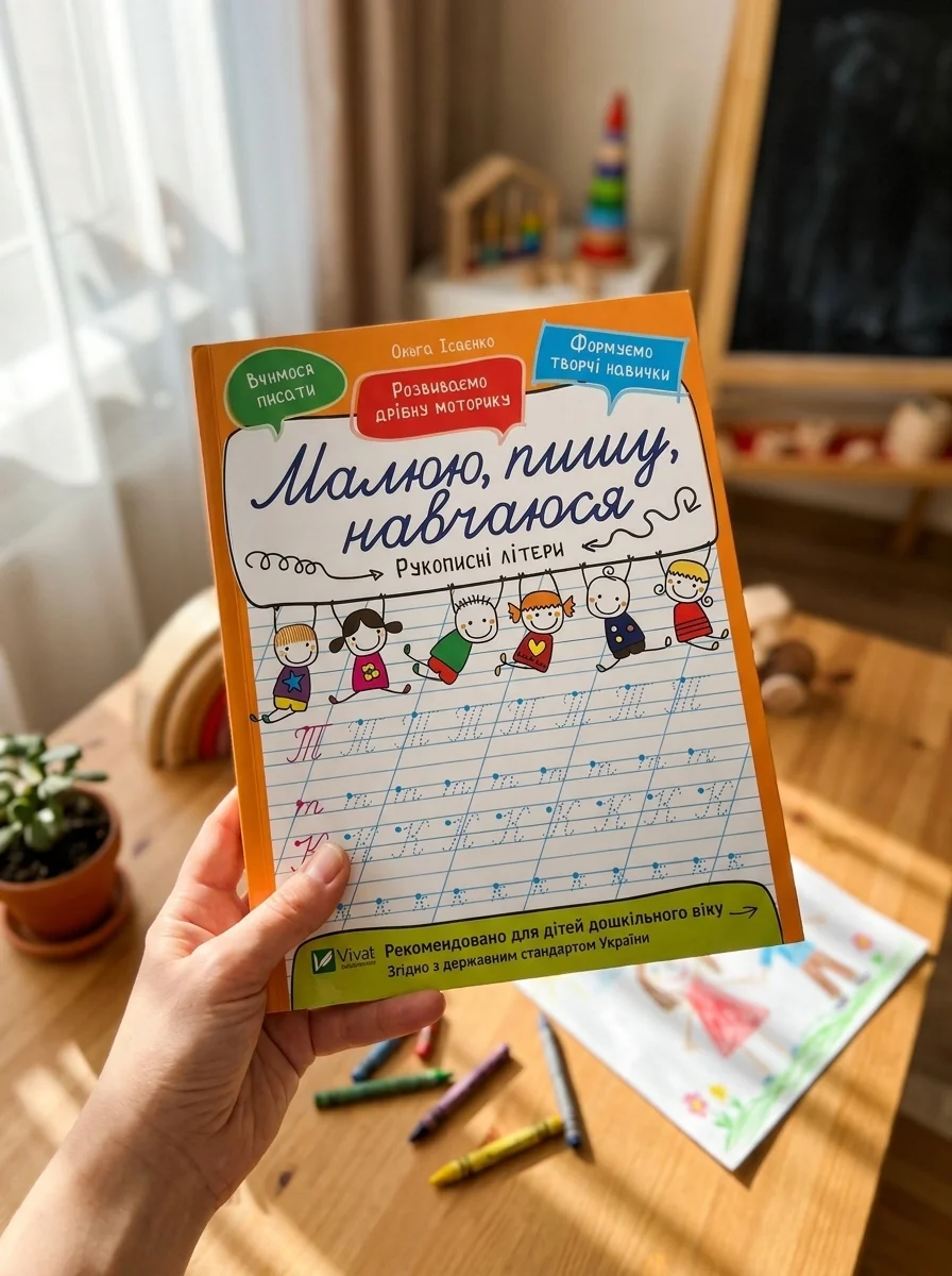 Рукописні літери — Розвивальні книги