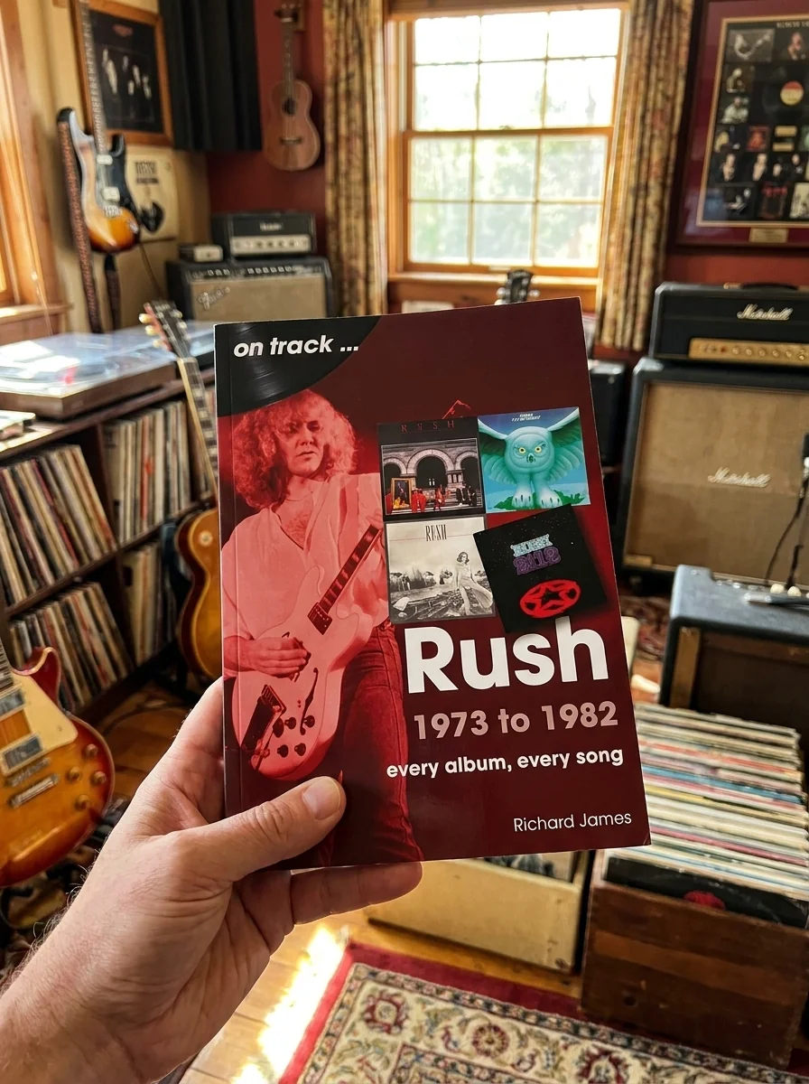 Rush 1973 to 1982 On Track — Richard James, обкладинка