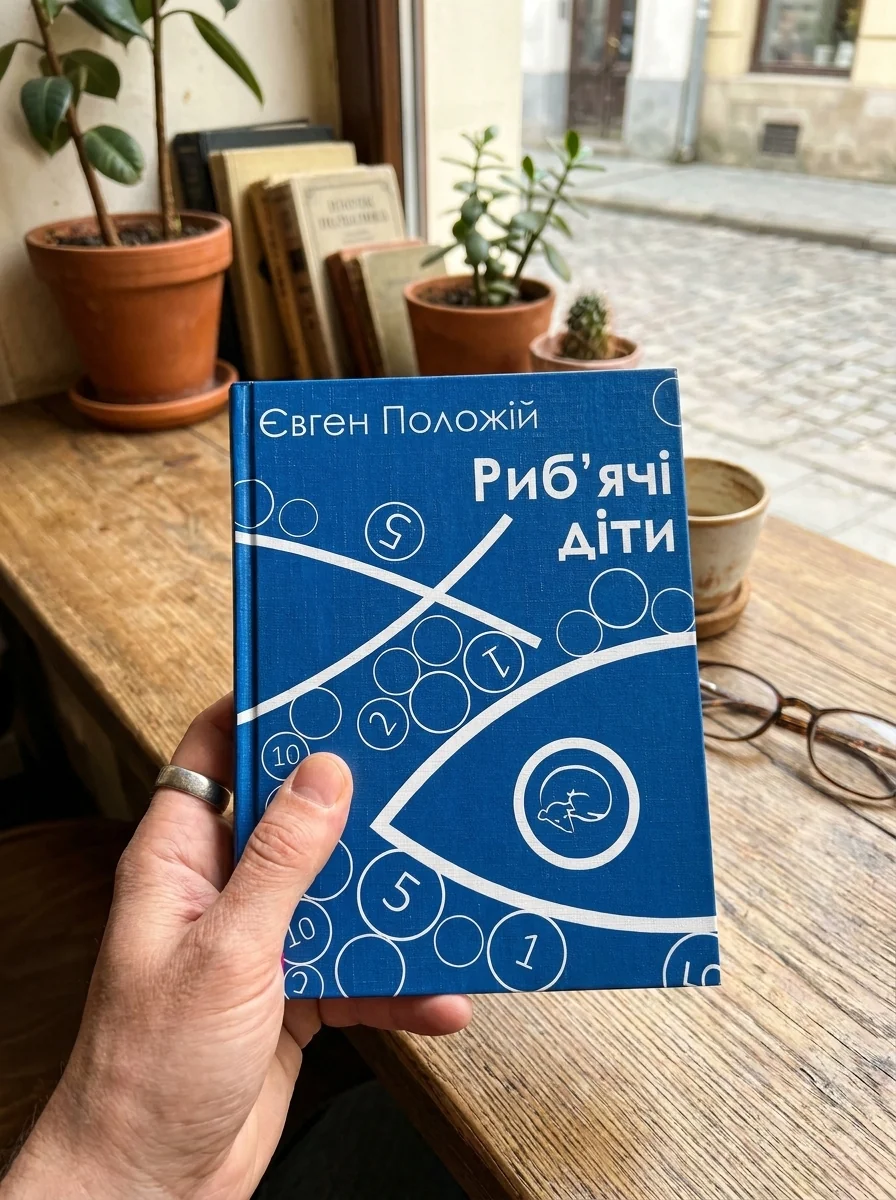 Риб'ячі діти — Євген Положій, обкладинка