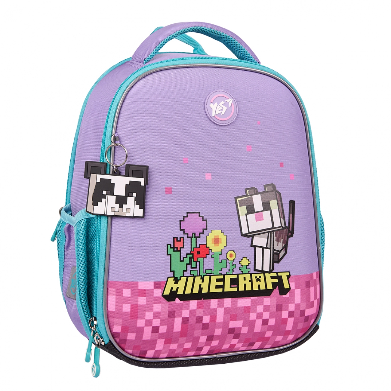 Рюкзак ортопедичний каркасний YES H-100 Minecraft Pinky