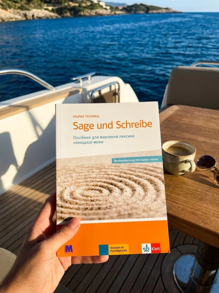 Sage und Schreibe. Посібник для вивчення лексики німецької мови — Ульріке Талловіц, обкладинка