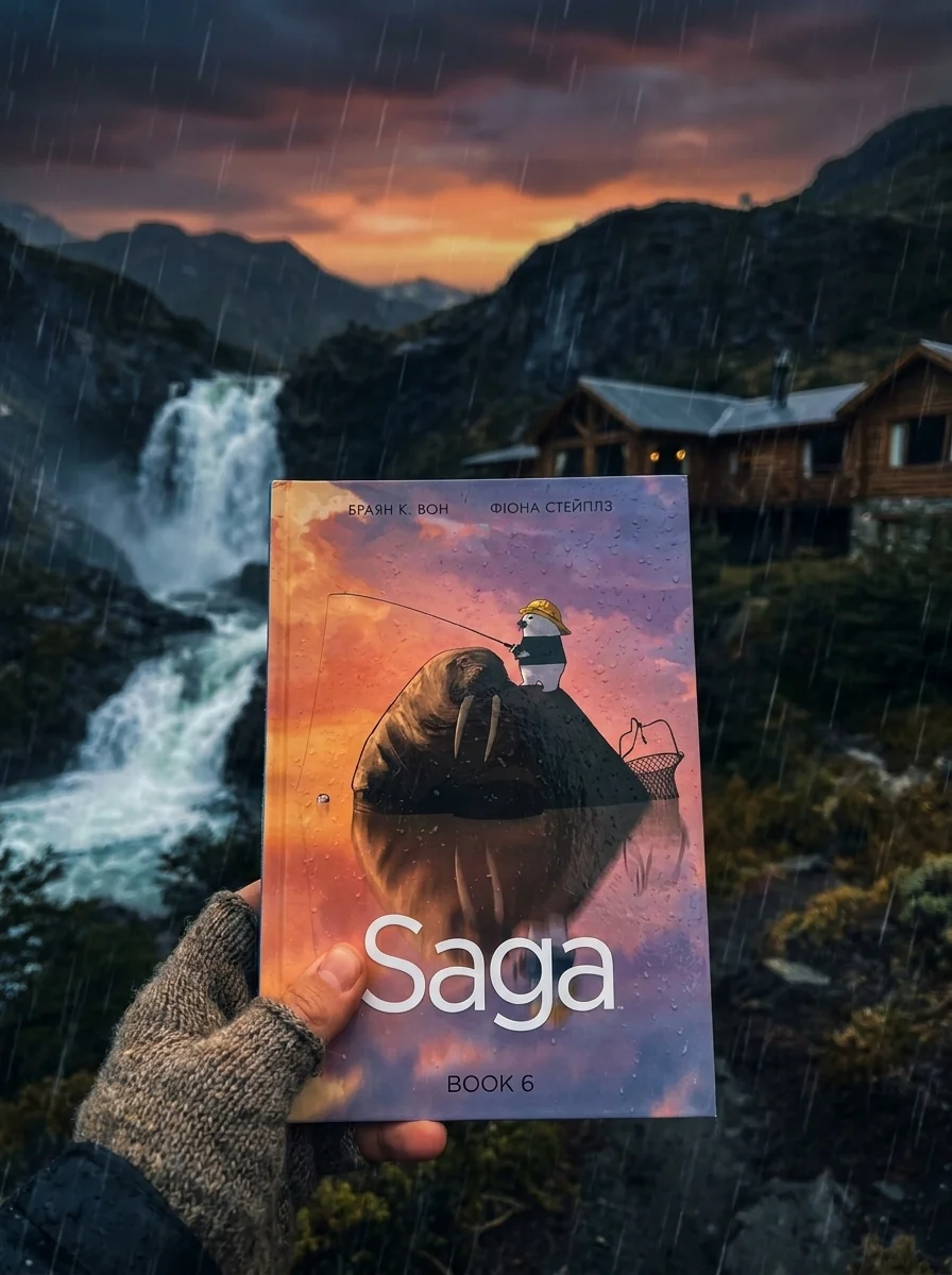 Сага. Книга 6 — Браян К. Вон, обкладинка