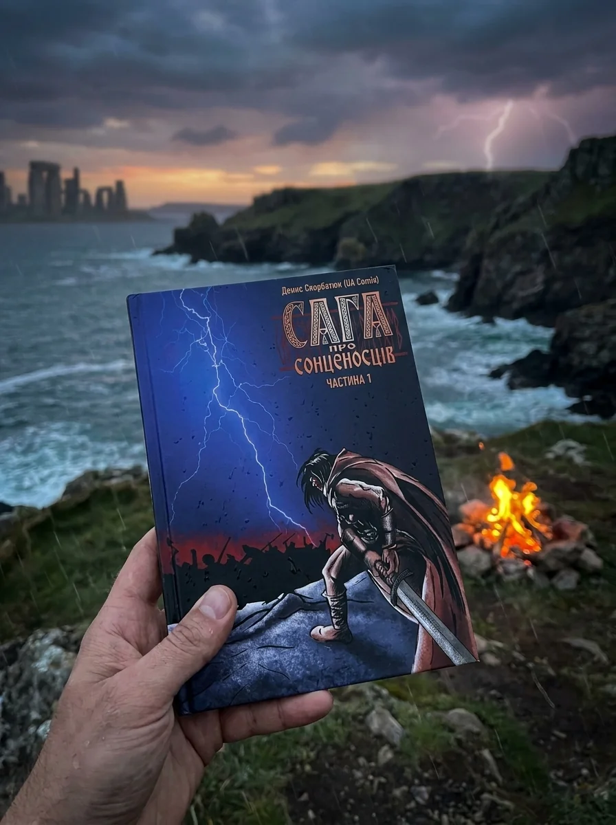 Сага про сонценосців. Частина 1 — Денис Скорбатюк, обкладинка