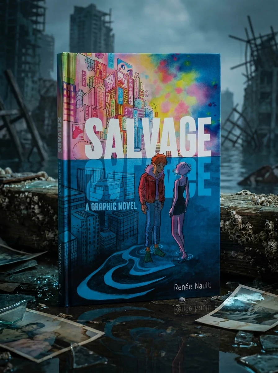 Salvage. A Graphic Novel — Рене Нолт, обкладинка