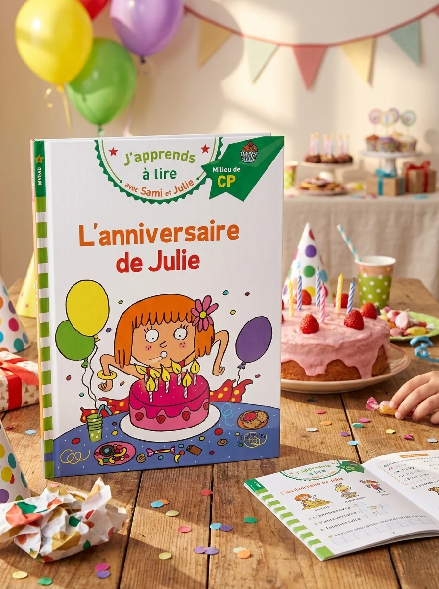 Sami et Julie CP Niveau 2 L'anniversaire de Julie — Вивчення мов