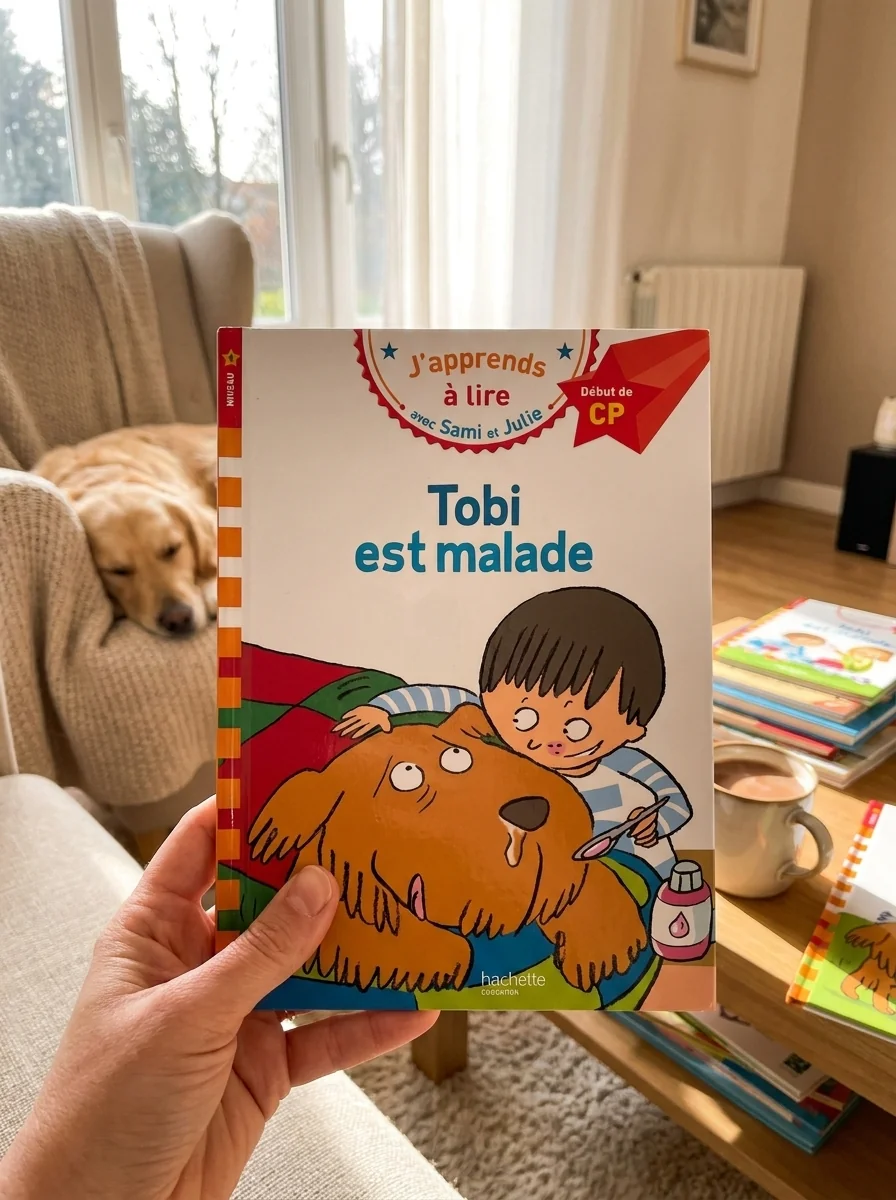 Sami et Julie Niveau 1 Tobi est malade — Лоуренс Лесбр, обкладинка