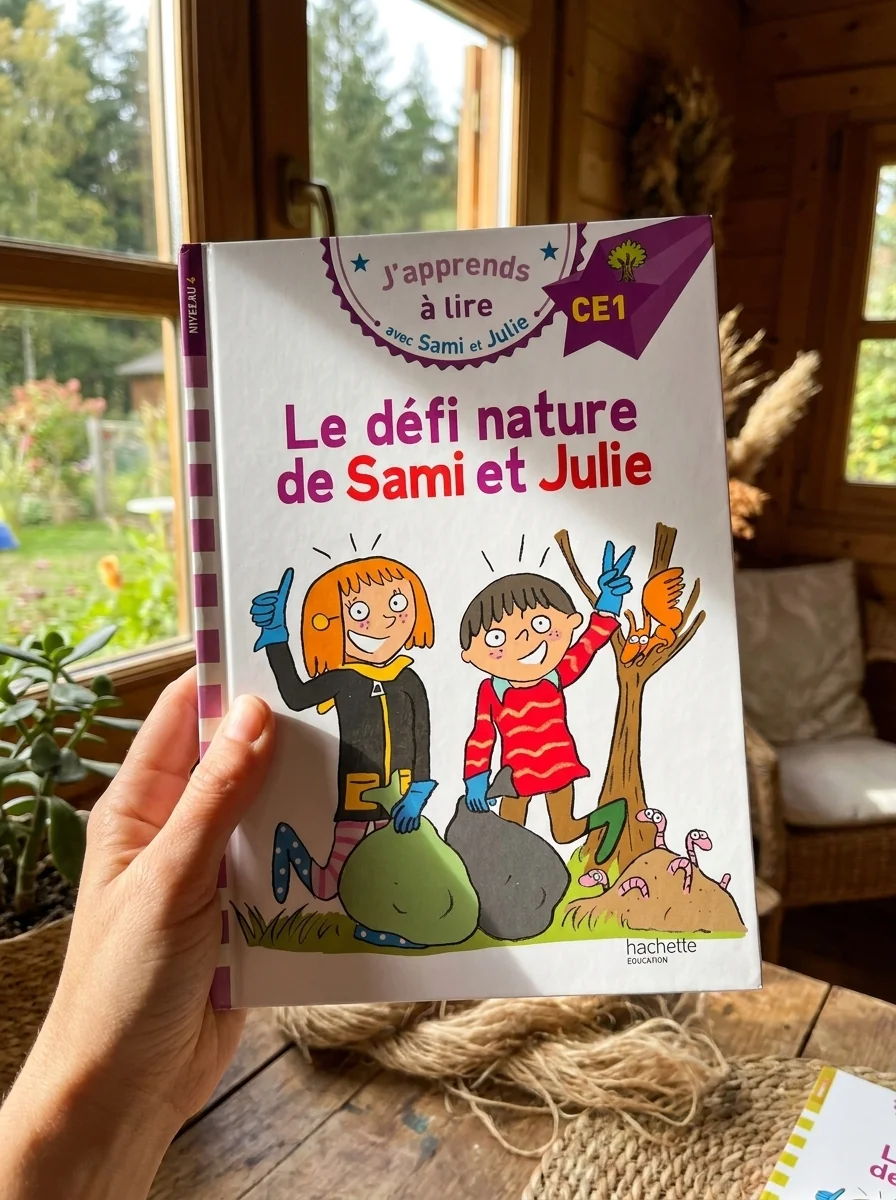 Sami et Julie Niveau 4 Le defi Nature de Sami et Julie — Еммануель Массоно, обкладинка