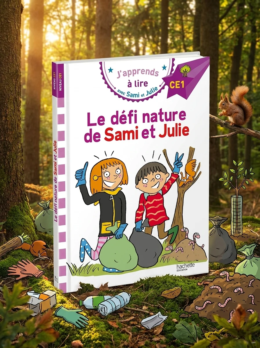 Sami et Julie Niveau 4 Le defi Nature de Sami et Julie — Вивчення мов