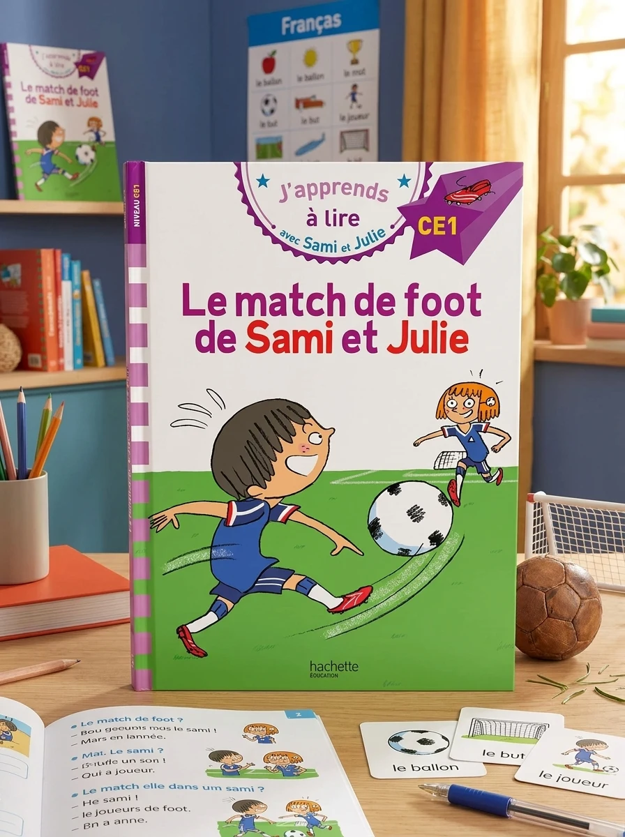 Sami et Julie Niveau 4 Le match de foot de Sami et Julie — Вивчення мов