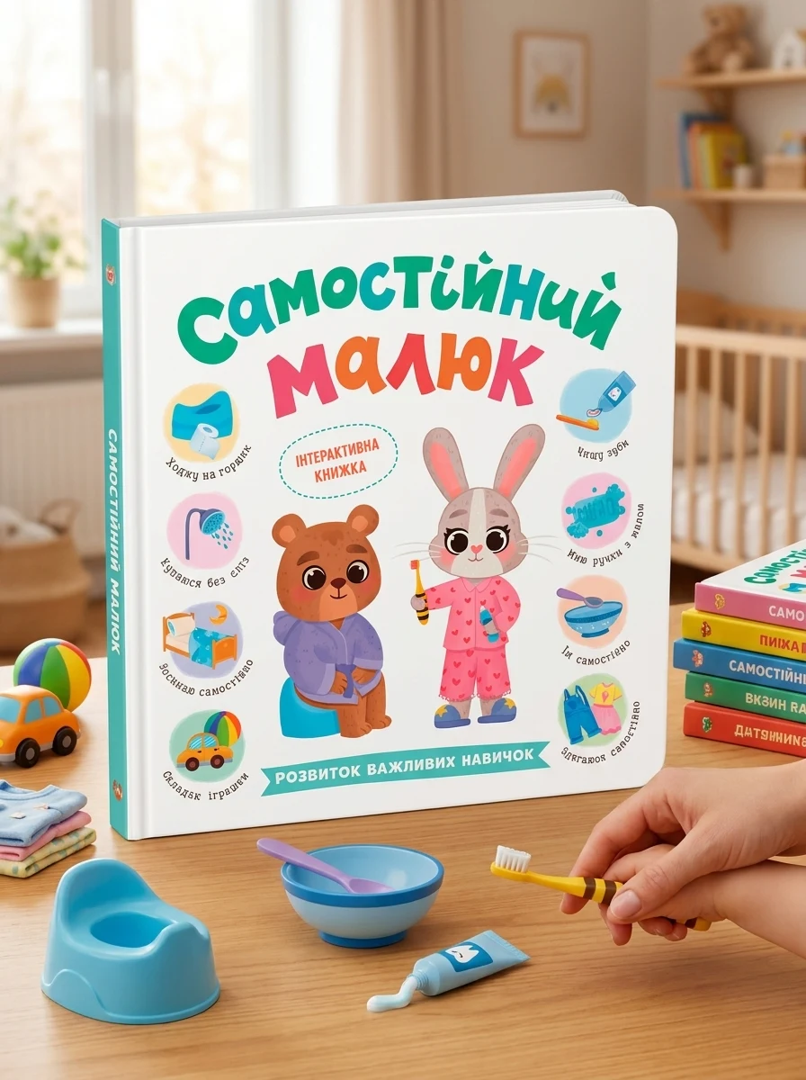 Самостійний малюк. Розвиток важливих навичок