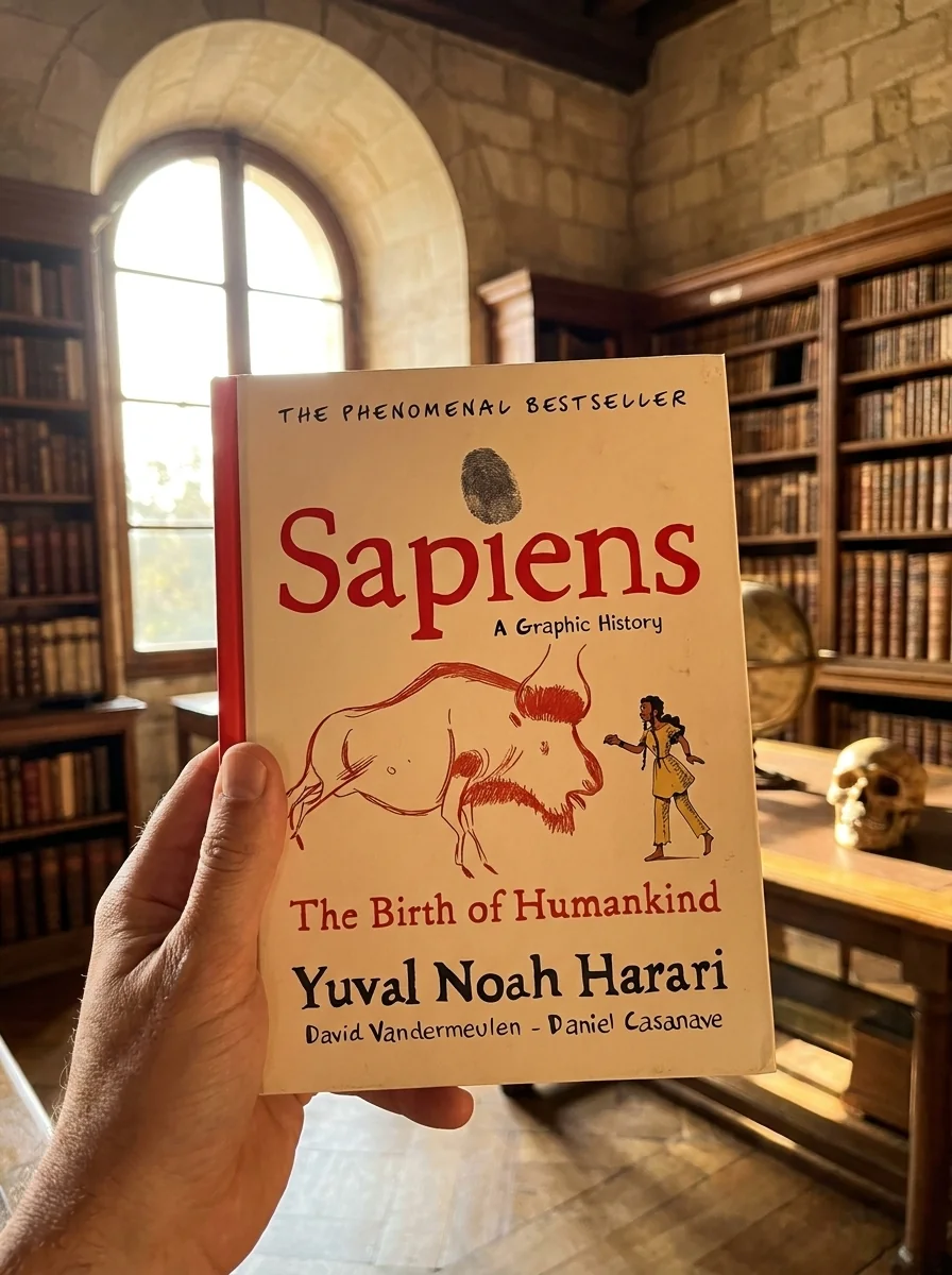 Sapiens Graphic Novel — Ювал Ной Харарі, обкладинка