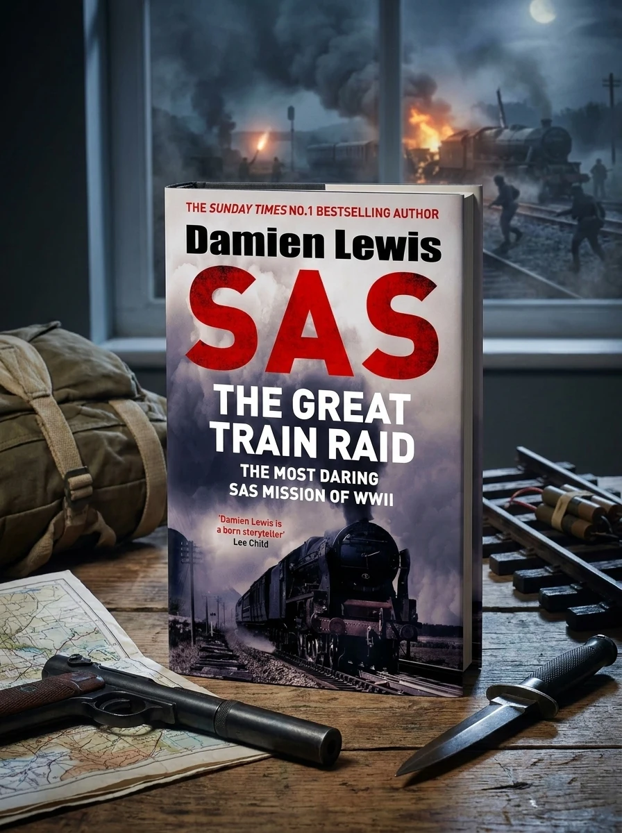 SAS The Great Train Raid. The Most Daring SAS Mission of WWII — Деміен Льюїс, обкладинка
