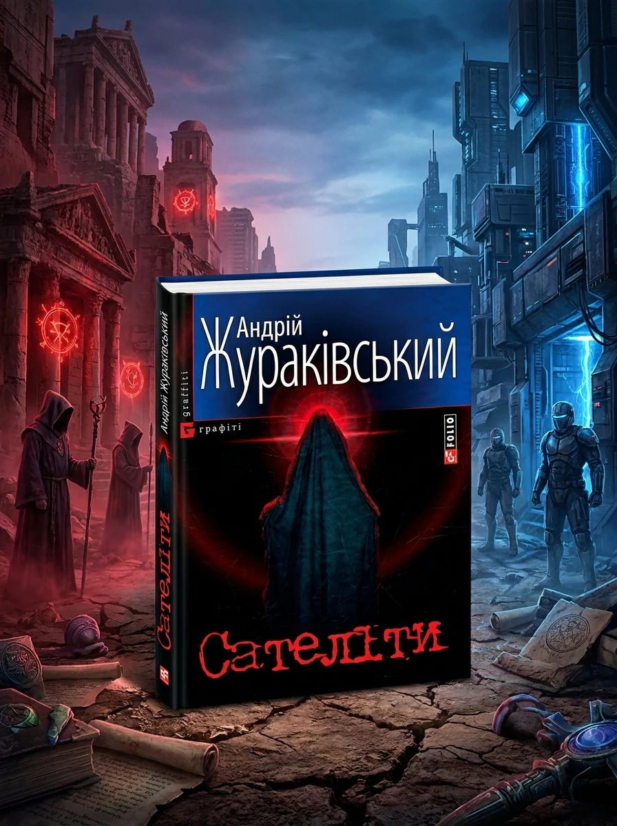 Сателiти — Андрій Жураківський, обкладинка