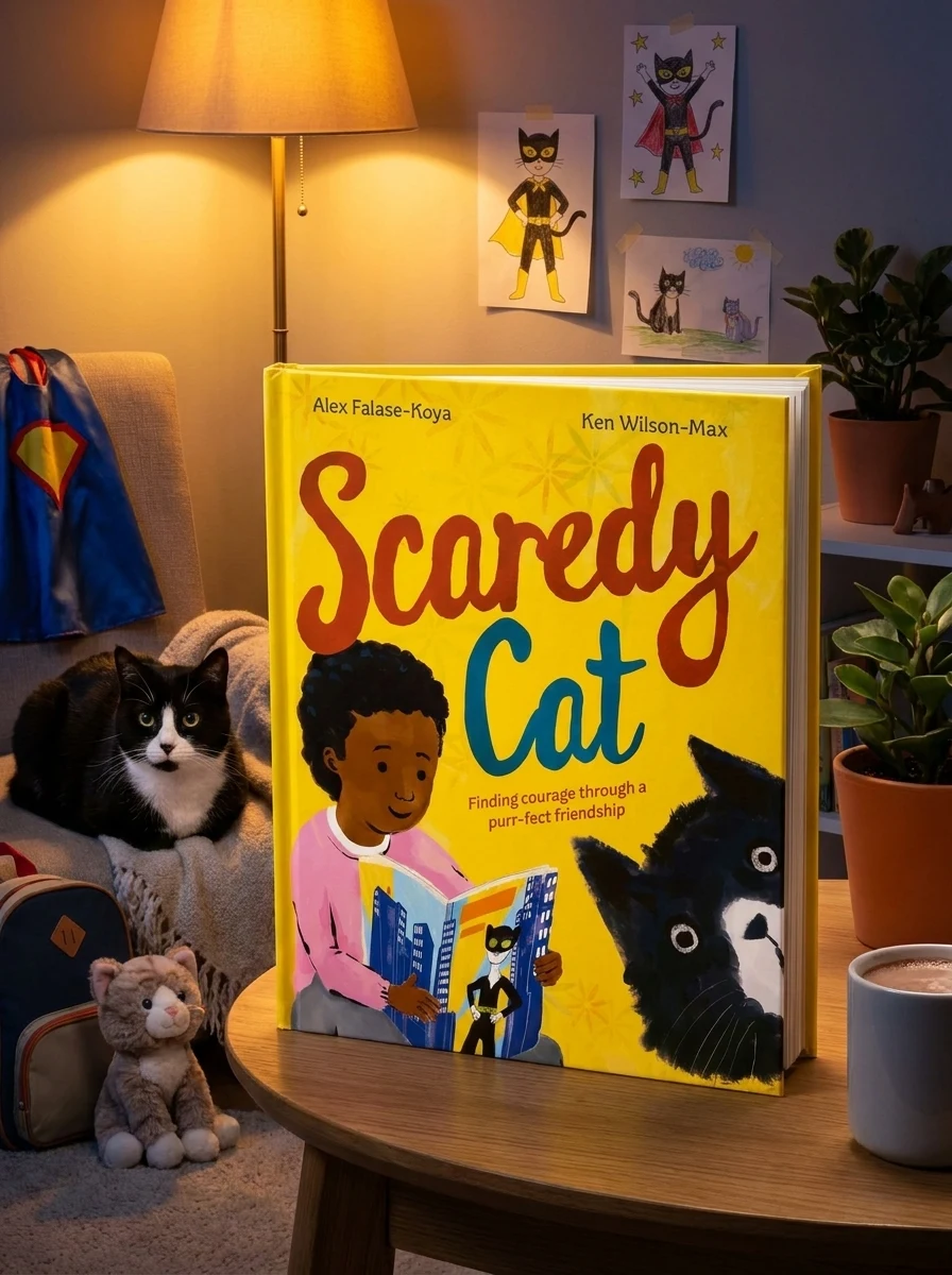 Scaredy Cat. Finding courage through a purr-fect friendship — Дитяча література