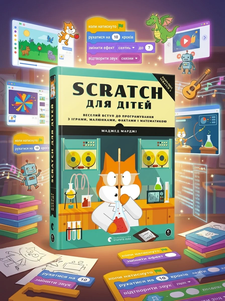 Scratch для дітей. Веселий вступ до програмування — Дитячі книги