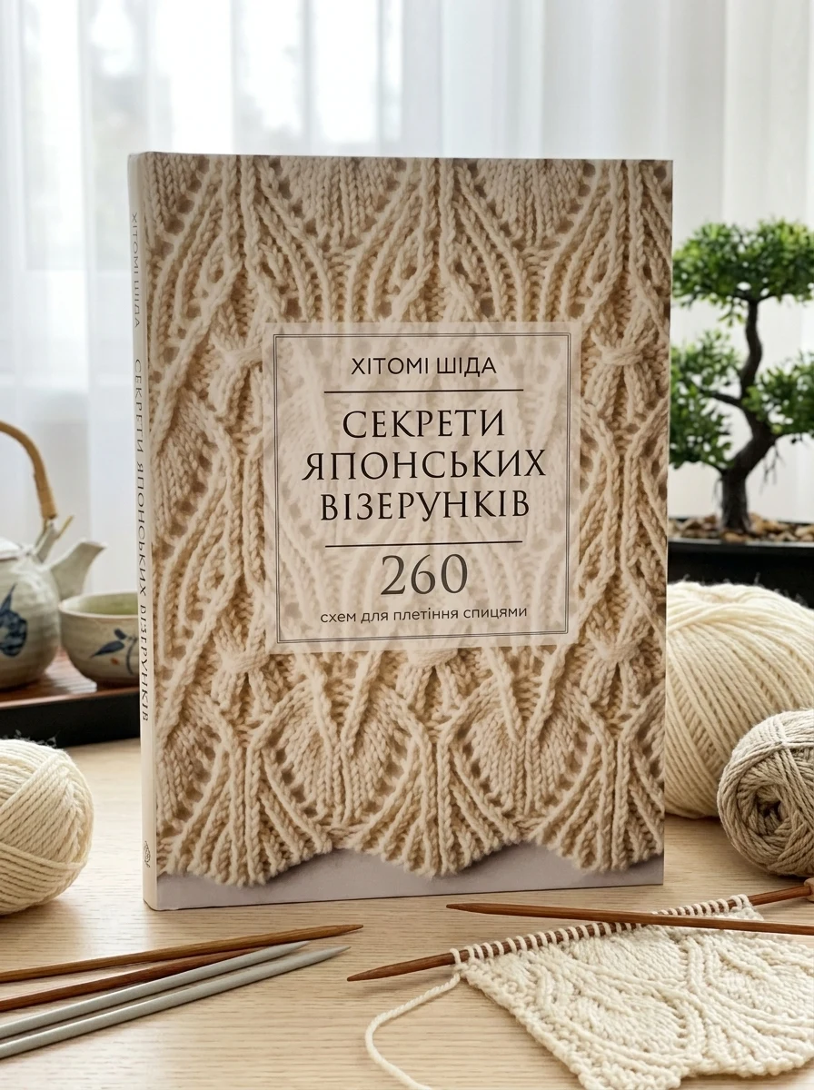 Секрети японських візерунків. 260 схем для плетіння спицями — Дім, сім'я, релігія