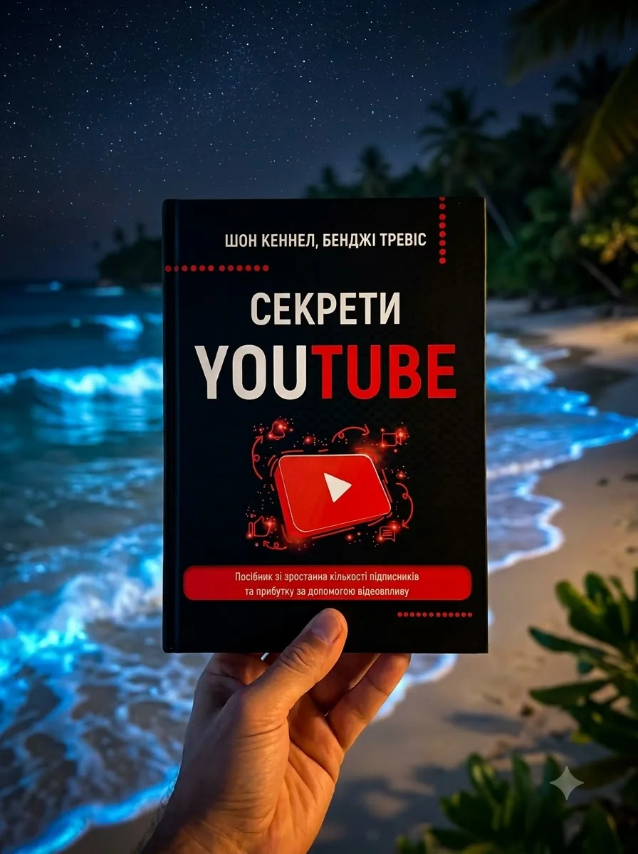 Секрети YouTube. Посібник зі зростання кількості підписників та прибутку за допомогою відеовпливу — Кеннел Шон, обкладинка