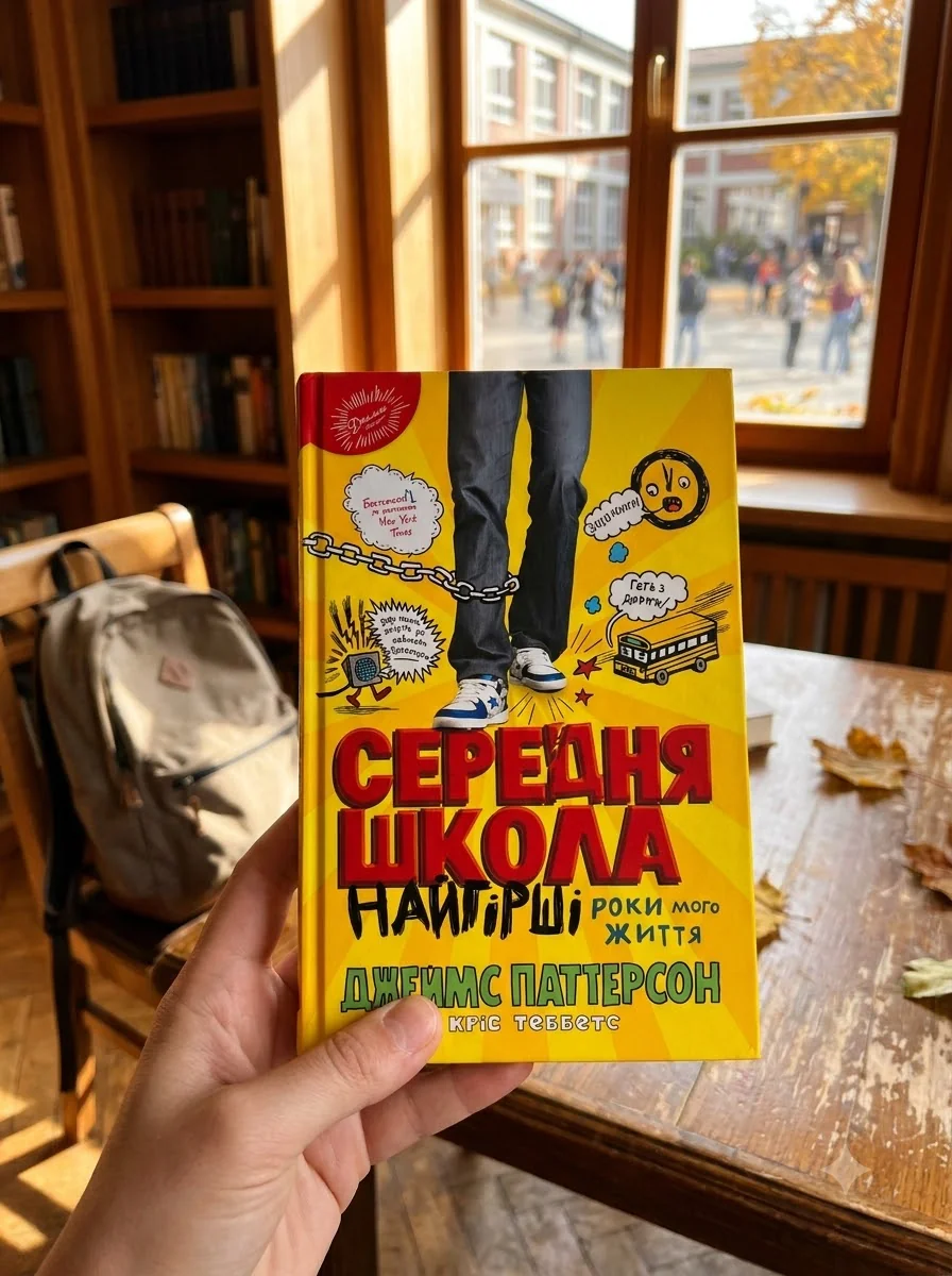 Середня школа. Найгірші роки мого життя — Джеймс Паттерсон, обкладинка