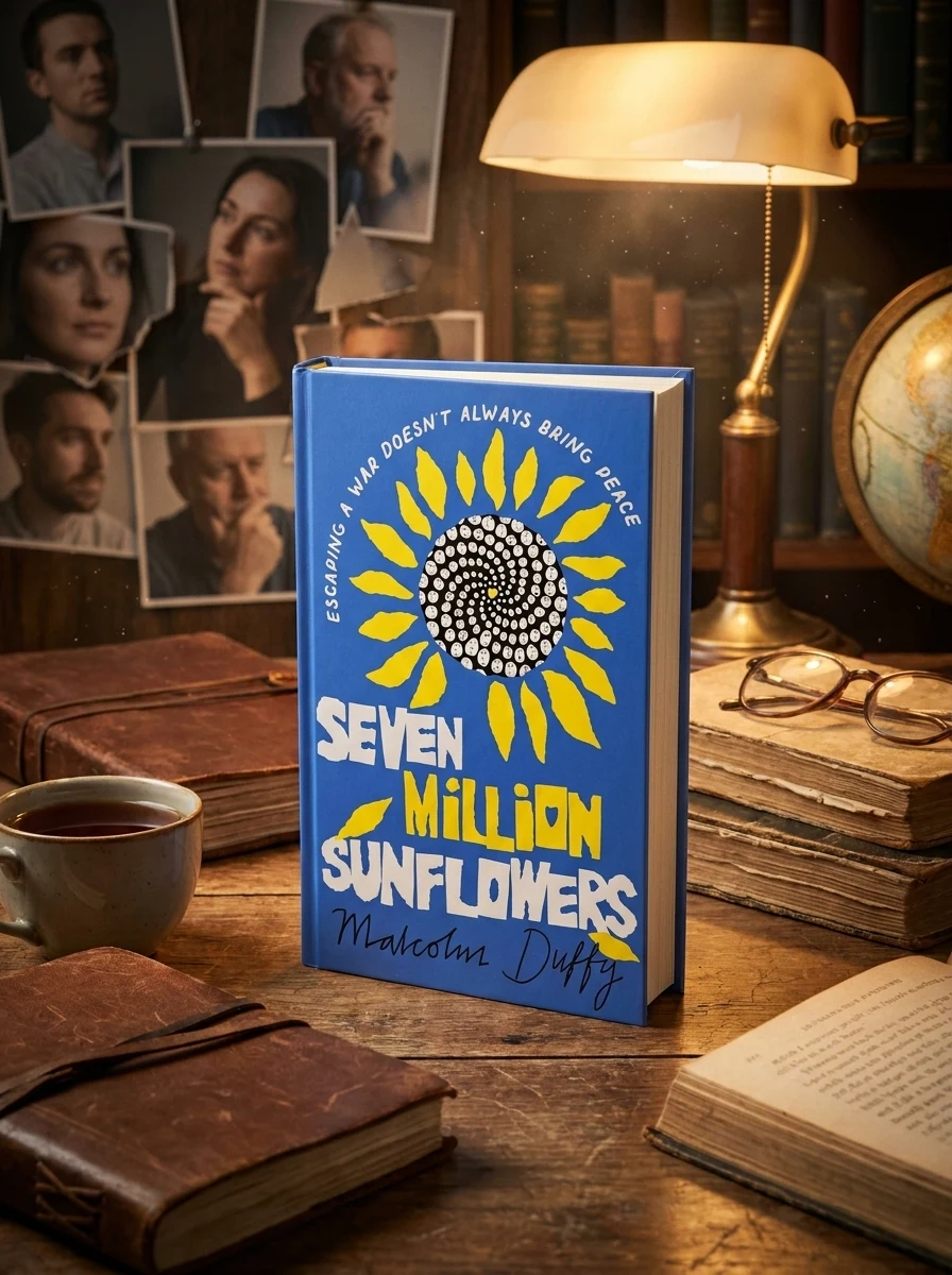 Seven Million Sunflowers — Малкольм Даффі, обкладинка