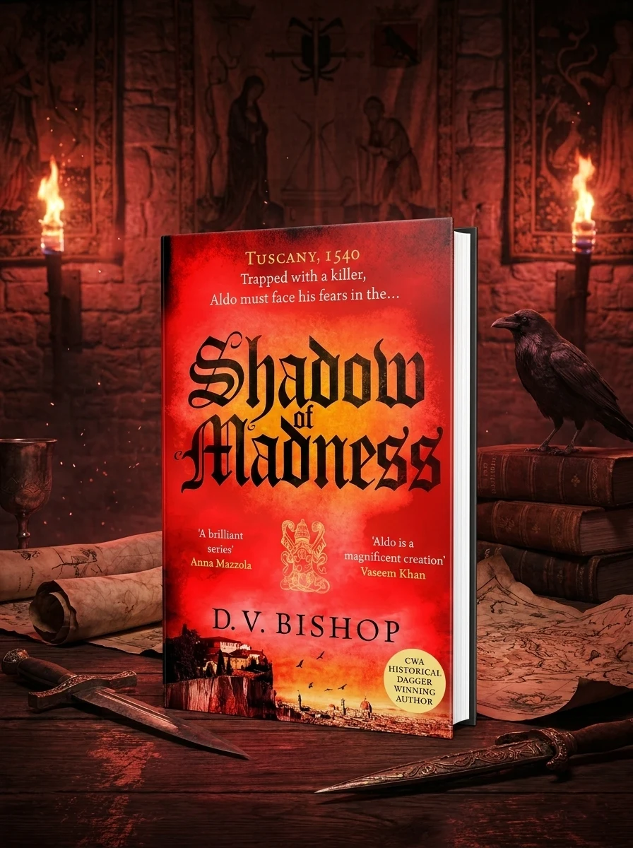 Shadow of Madness — Д. В. Бішоп, обкладинка