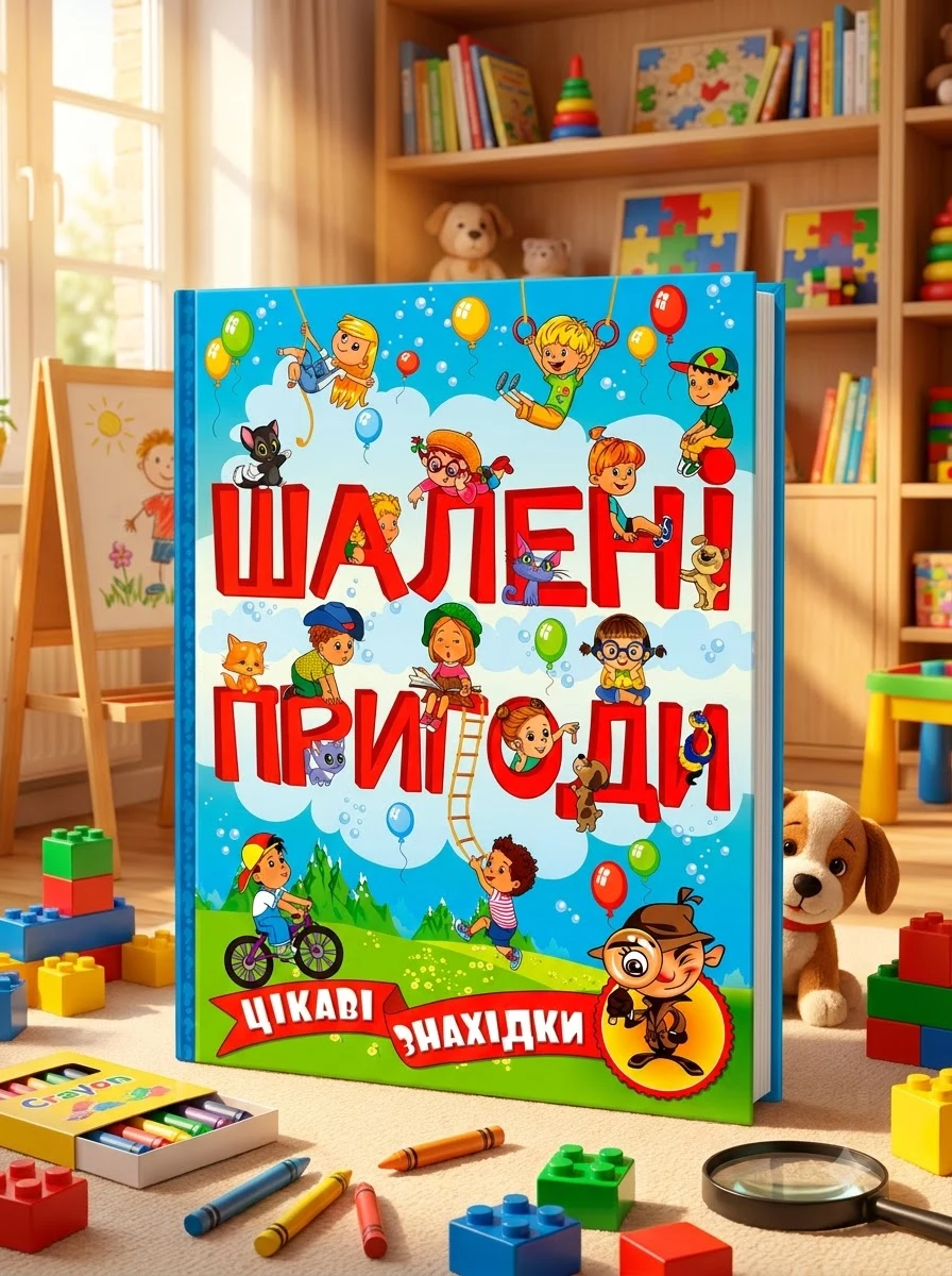 Шалені пригоди. Цікаві знахідки (блакитна обкладинка) — Дитячі книги