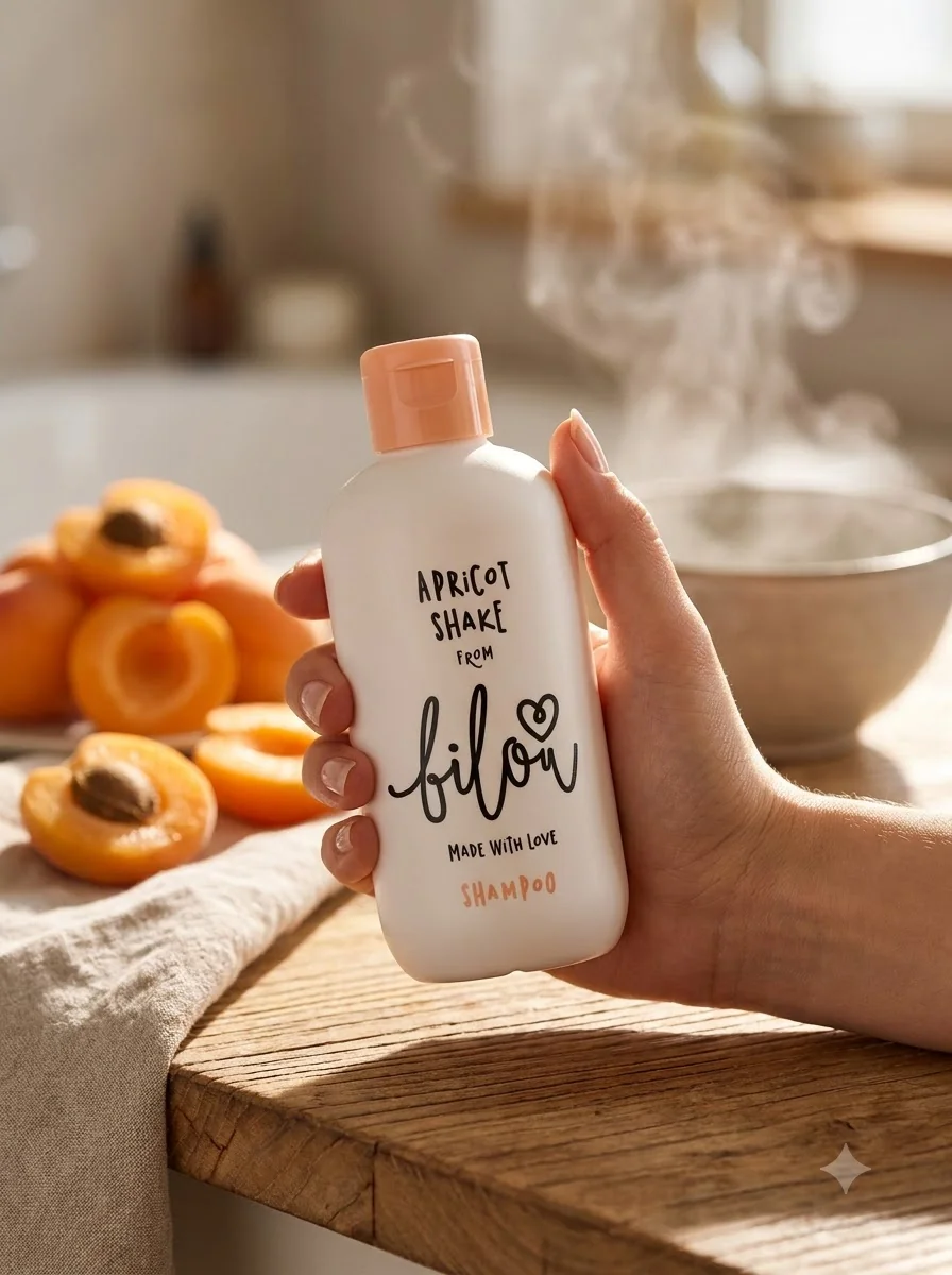 Шампунь Bilou Apricot Shake Shampoo 250 мл, обкладинка