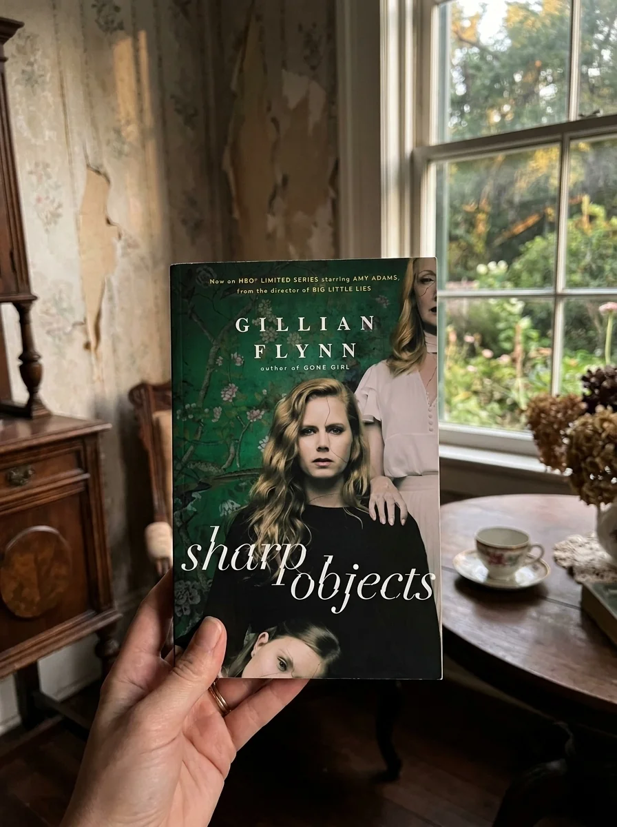 Sharp Objects — Ґіліян Флінн, обкладинка