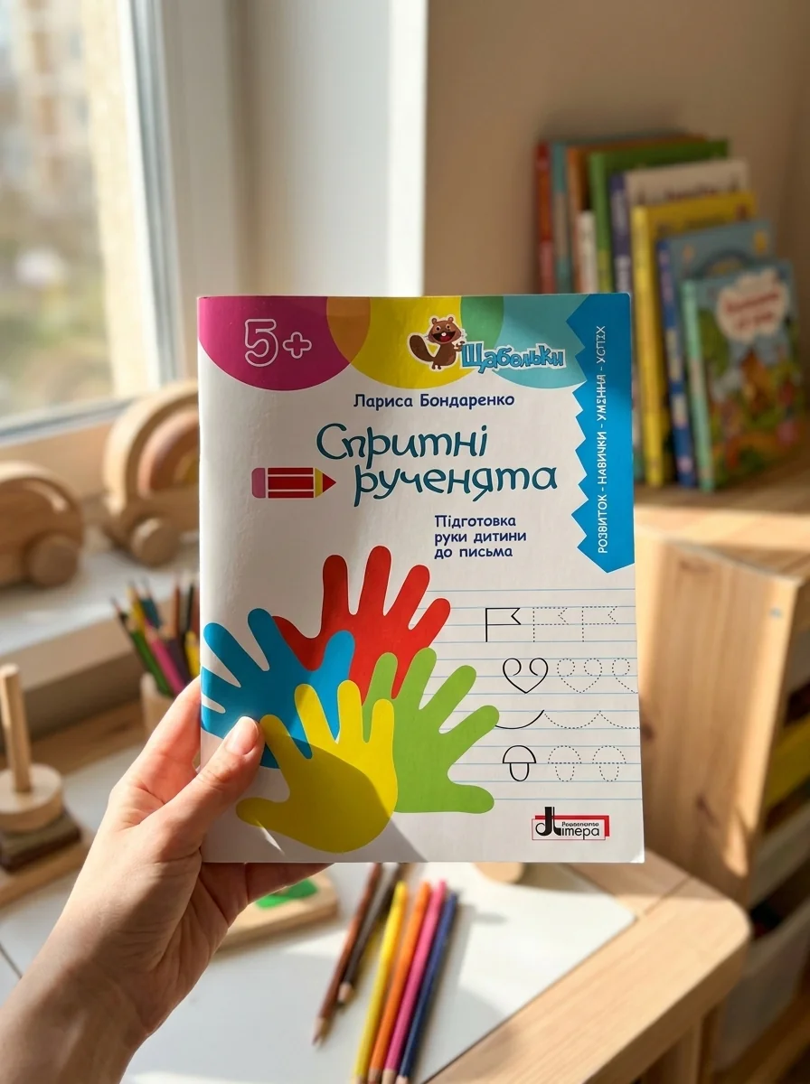Щабельки. Спритні рученята. Підготовка руки дитини до письма — фото 2