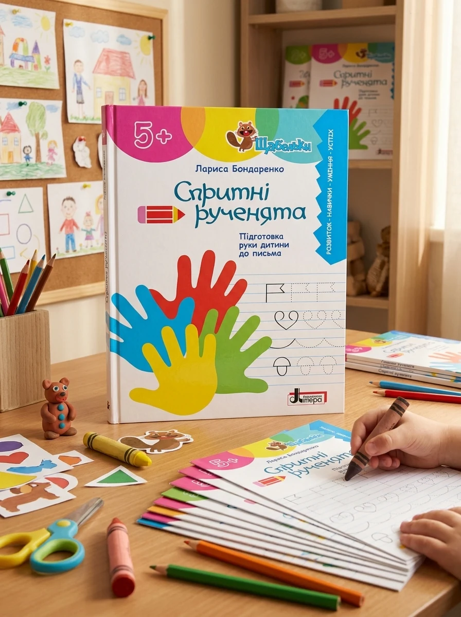 Щабельки. Спритні рученята. Підготовка руки дитини до письма — Дім, сім'я, релігія