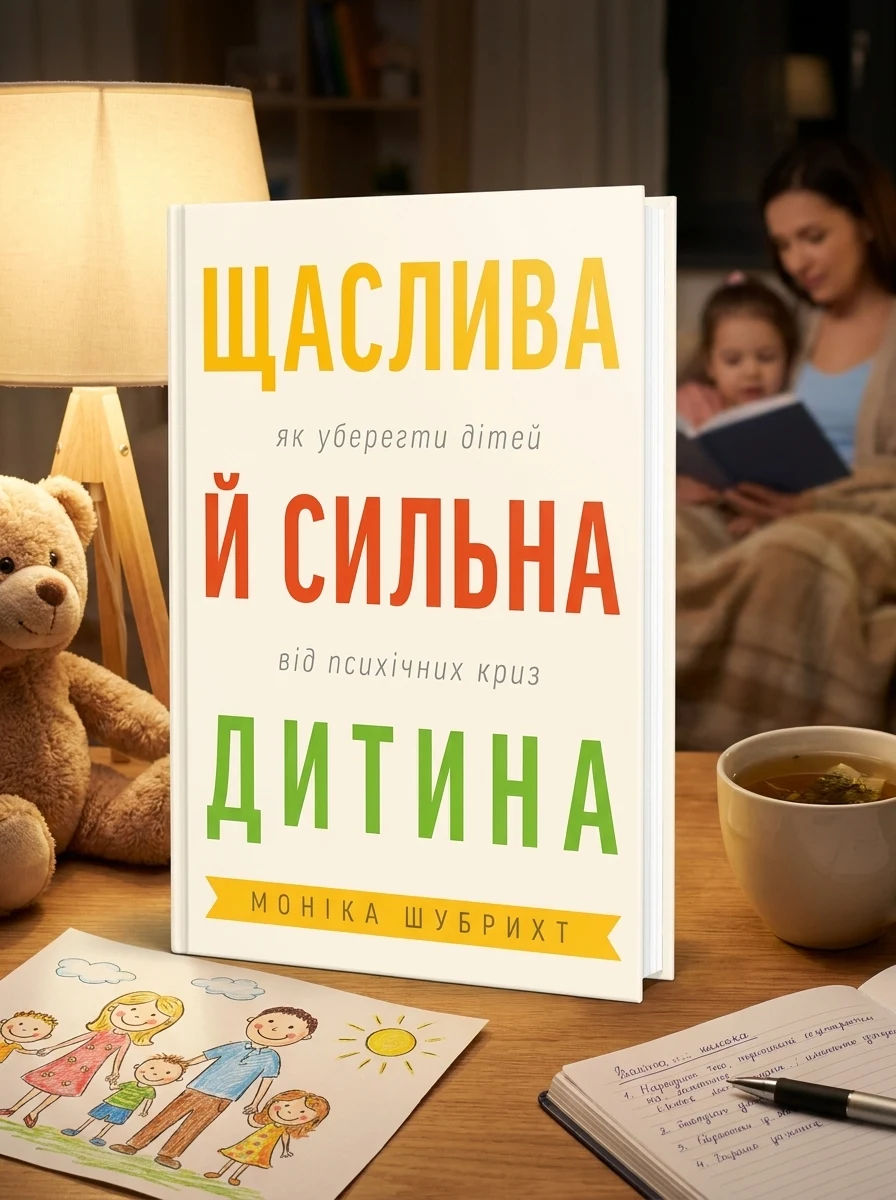 Щаслива й сильна дитина. Як уберегти дітей від психічних криз — Моніка Шубрихт, обкладинка