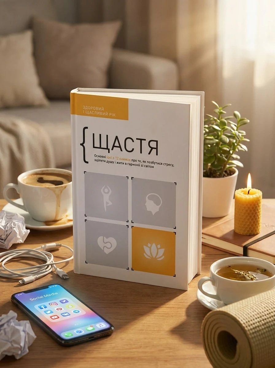 Щастя. Здоровий і щасливий рік. Збірник самарі + аудіокнижка — Книги для особистісного розвитку