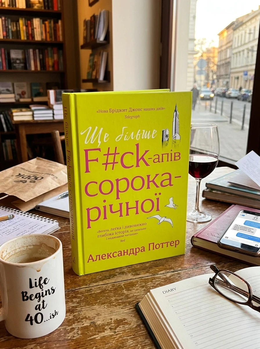 «Ще більше f#ck-апів сорокарічної» Александри Поттер — Художня література
