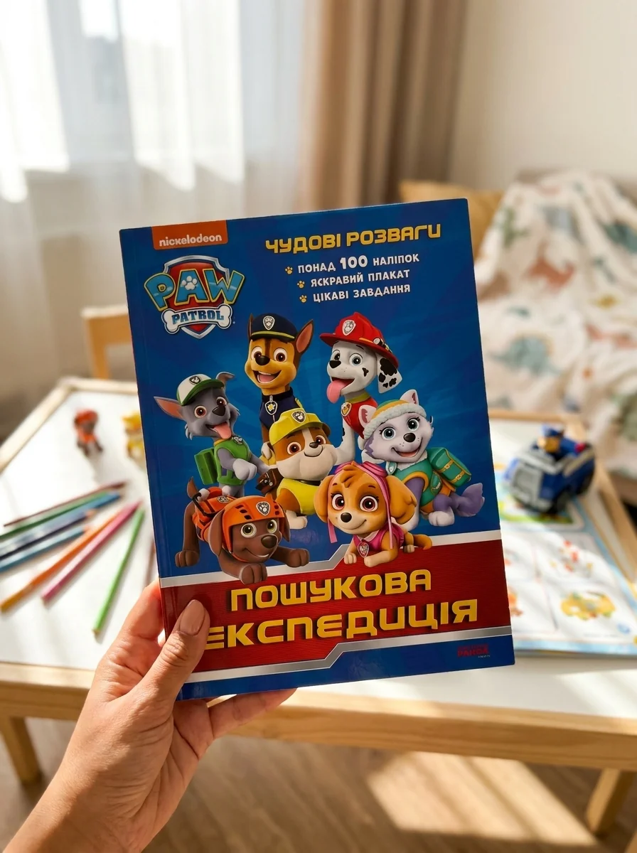 Пошукова експедиція — Книги з наліпками