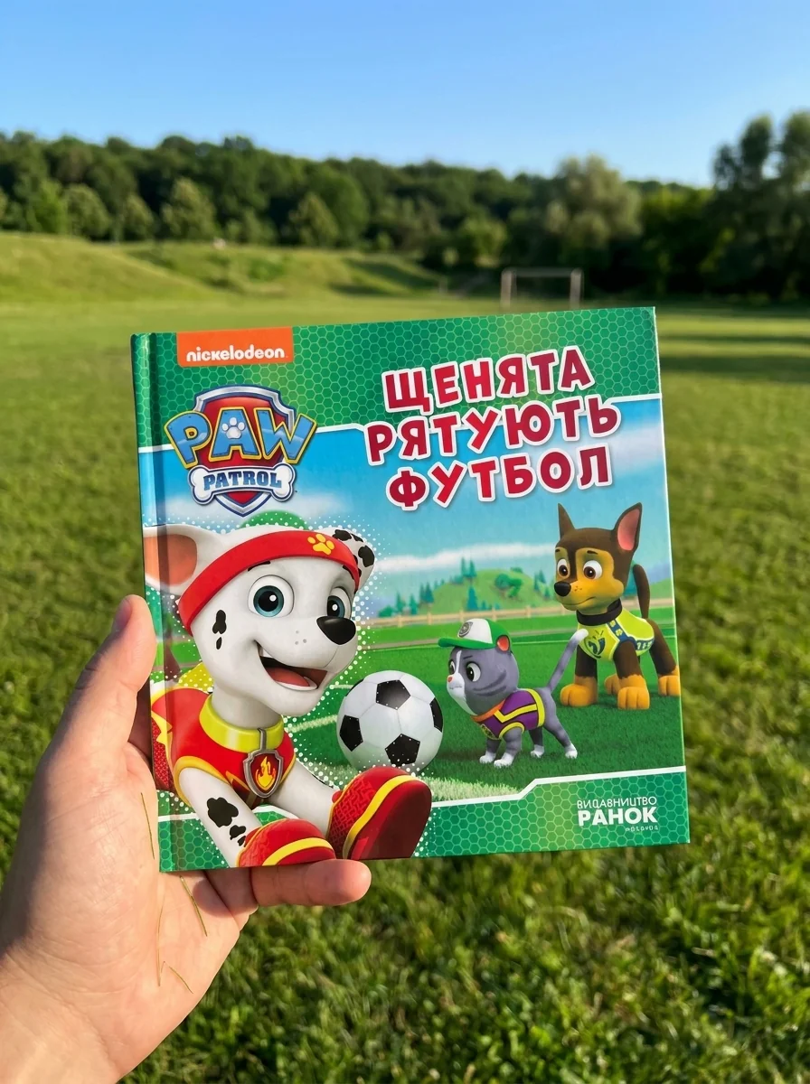 Щенячий Патруль. Історії. Щенята рятують футбол — Дитяча проза