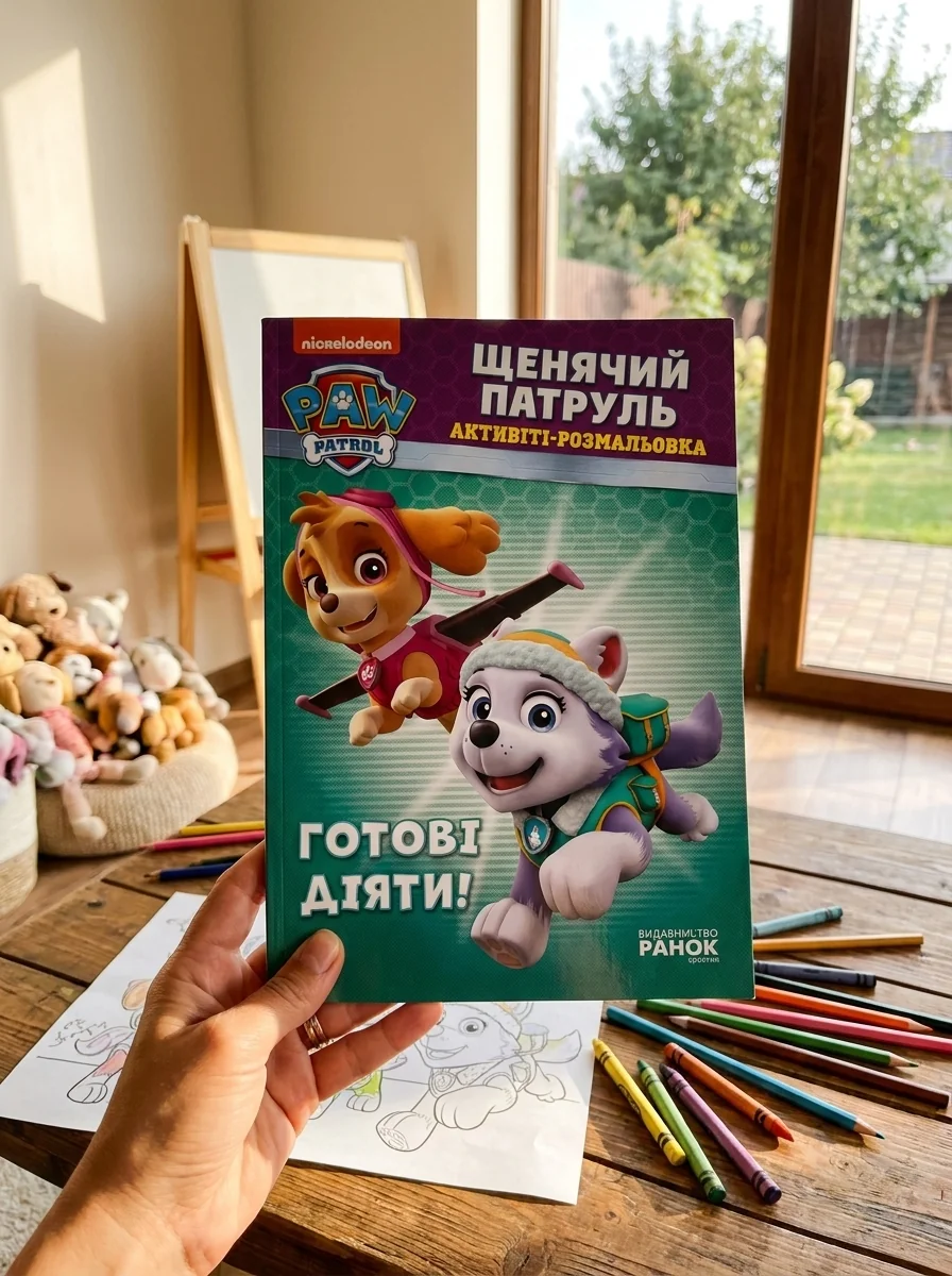 Кольорові пригоди. Готові діяти! — Розмальовки для дітей