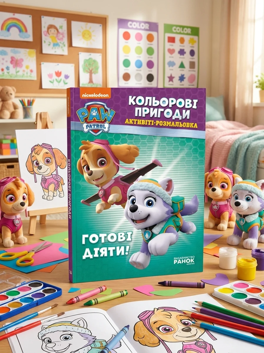 Щенячий патруль. Кольорові пригоди. Готові діяти! (У) — Дитяча література