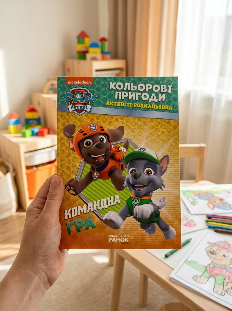 Щенячий патруль. Кольорові пригоди. Командна гра. (У) — Дитяча література