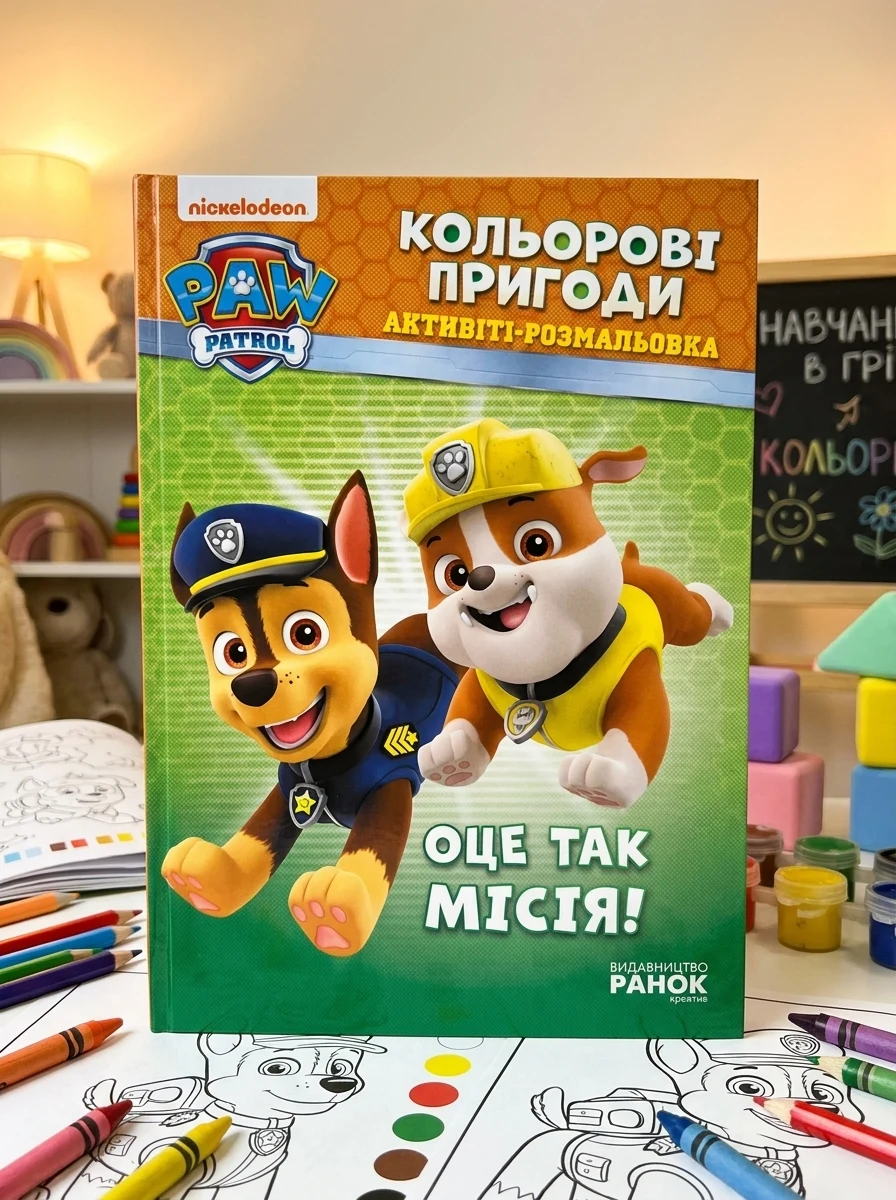 Щенячий патруль. Кольорові пригоди. Оце так місія! (У) — Дитяча література