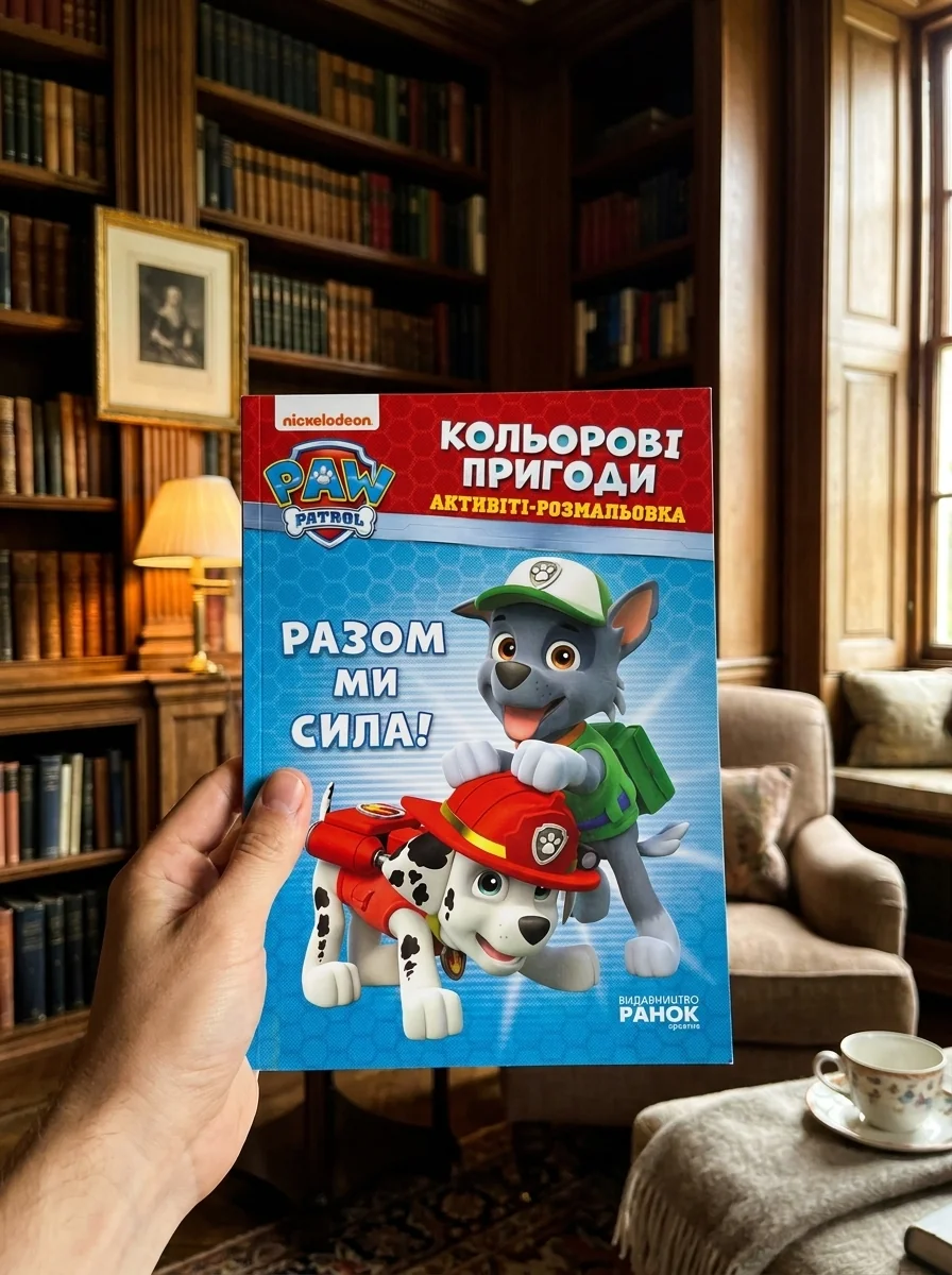 Щенячий патруль. Кольорові пригоди. Разом ми сила. (У) — Дитяча література