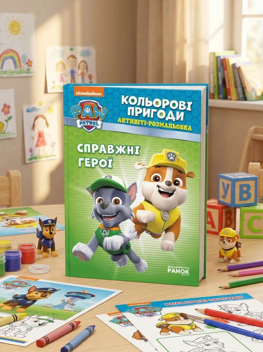 Щенячий патруль. Кольорові пригоди. Справжні герої. (У) — Дитяча література
