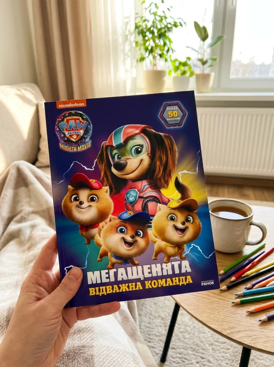 Щенячий патруль. Мегащенята. Відважна команда — Розмальовки для дітей
