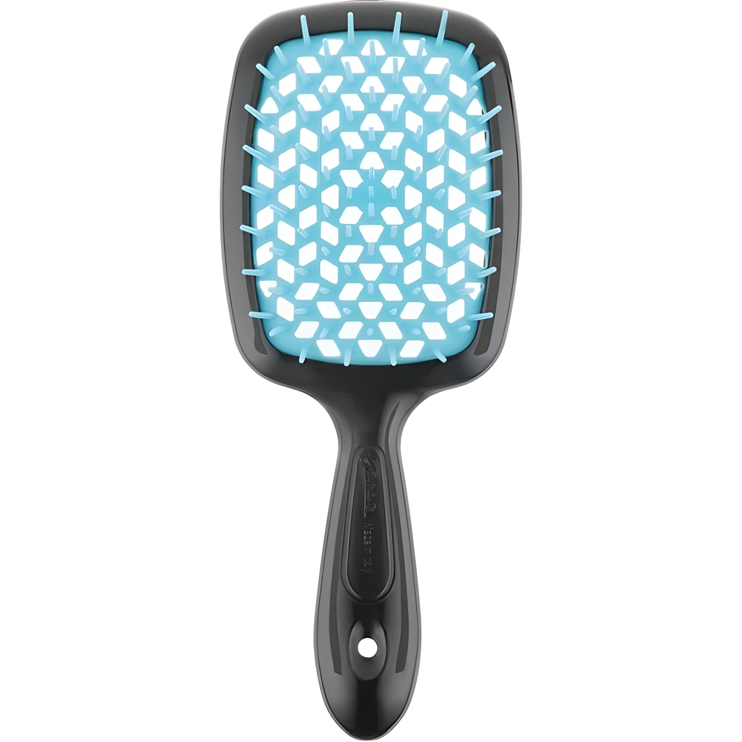 Щітка для волосся Janeke Superbrush чорно-блакитна — Краса та здоров'я