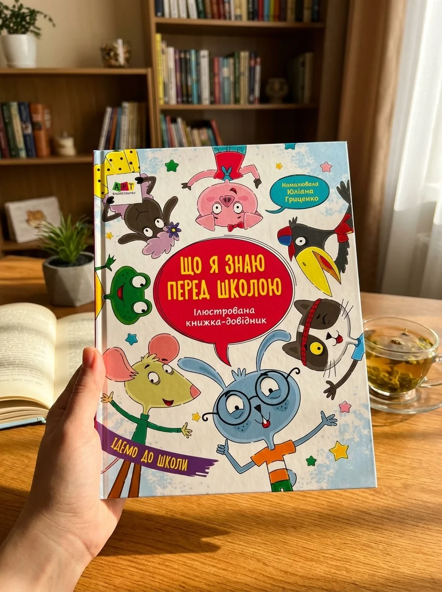 Що я знаю перед школою. Ілюстрована книжка-довідник — Підготовка до школи