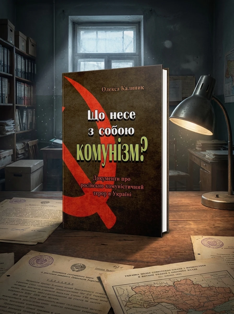 Що несе з собою комунізм? Документи про російсько-комуністичний терор в Україні (репринтне видання) — Калиник Олекса, обкладинка