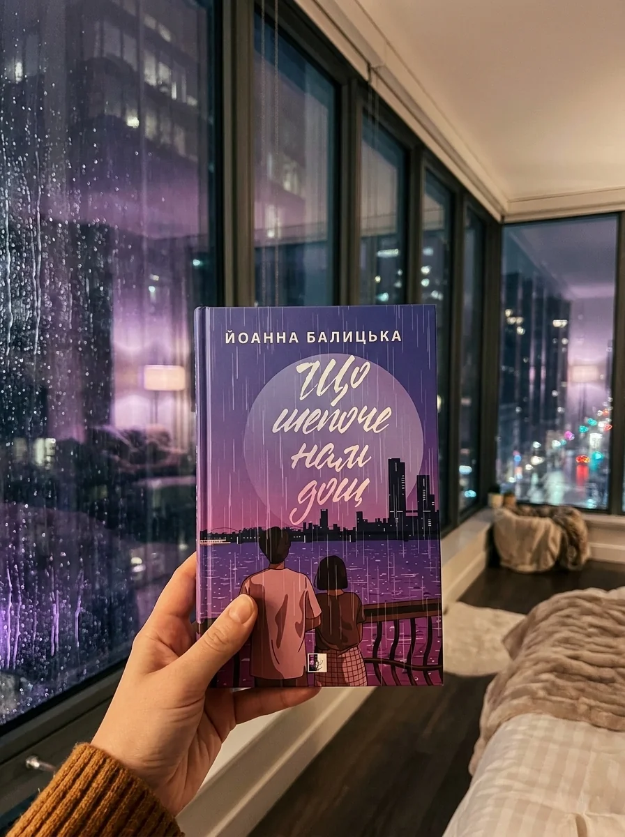 Що шепоче нам дощ — Йоанна Балицька, обкладинка
