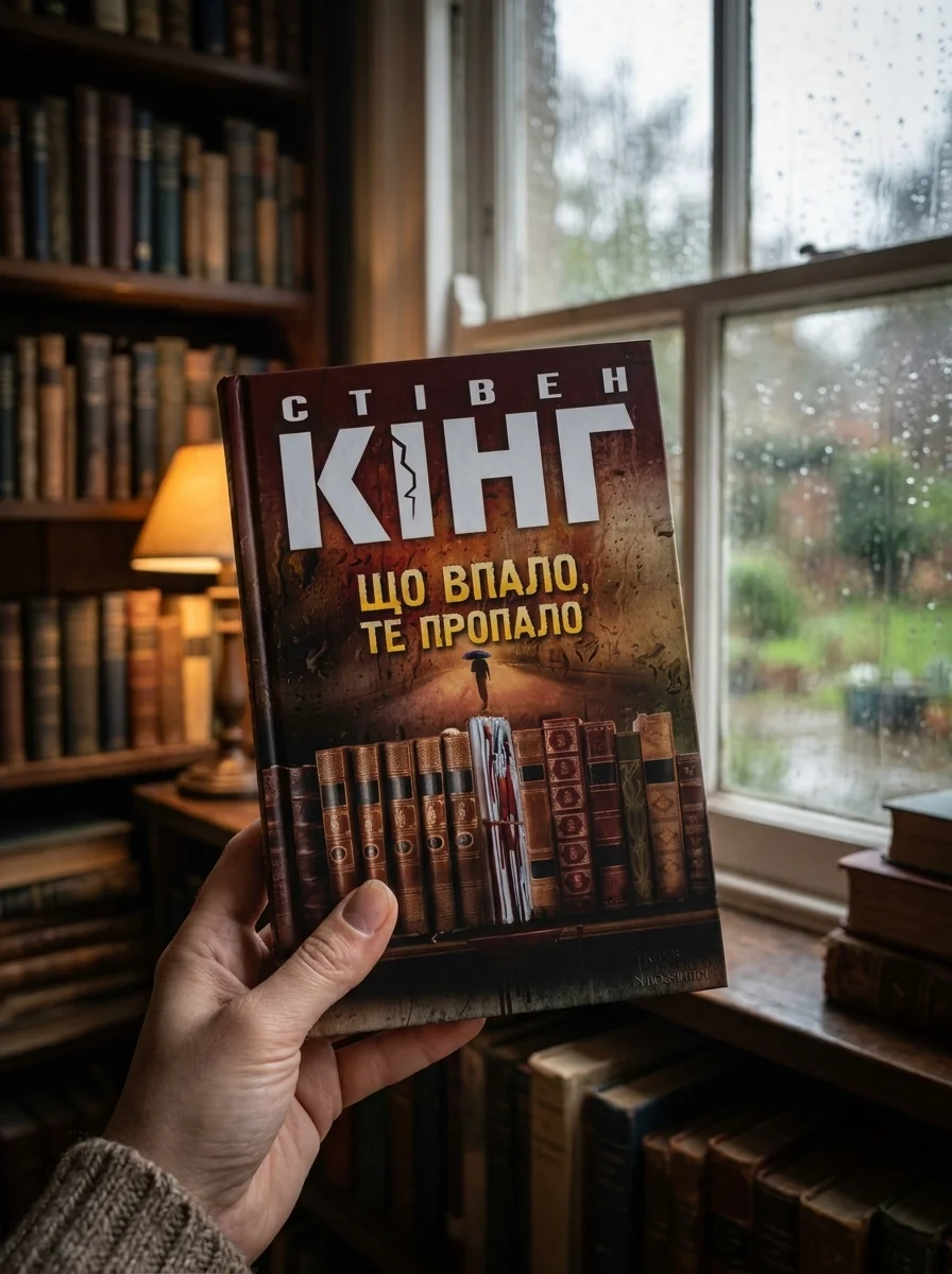 Що впало, те пропало — Стівен Кінг, обкладинка