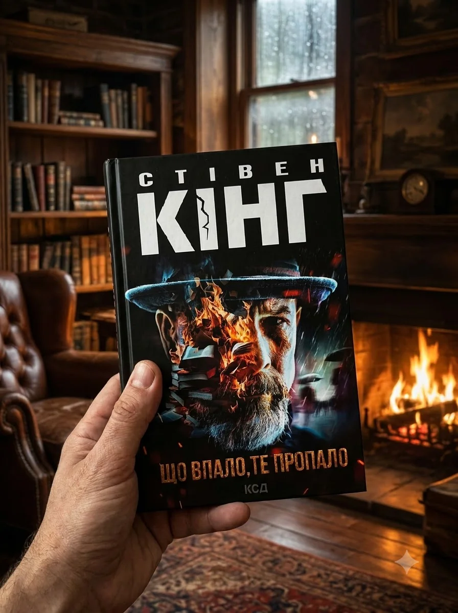 Що впало, те пропало (нове оформлення) — Стівен Кінг, обкладинка