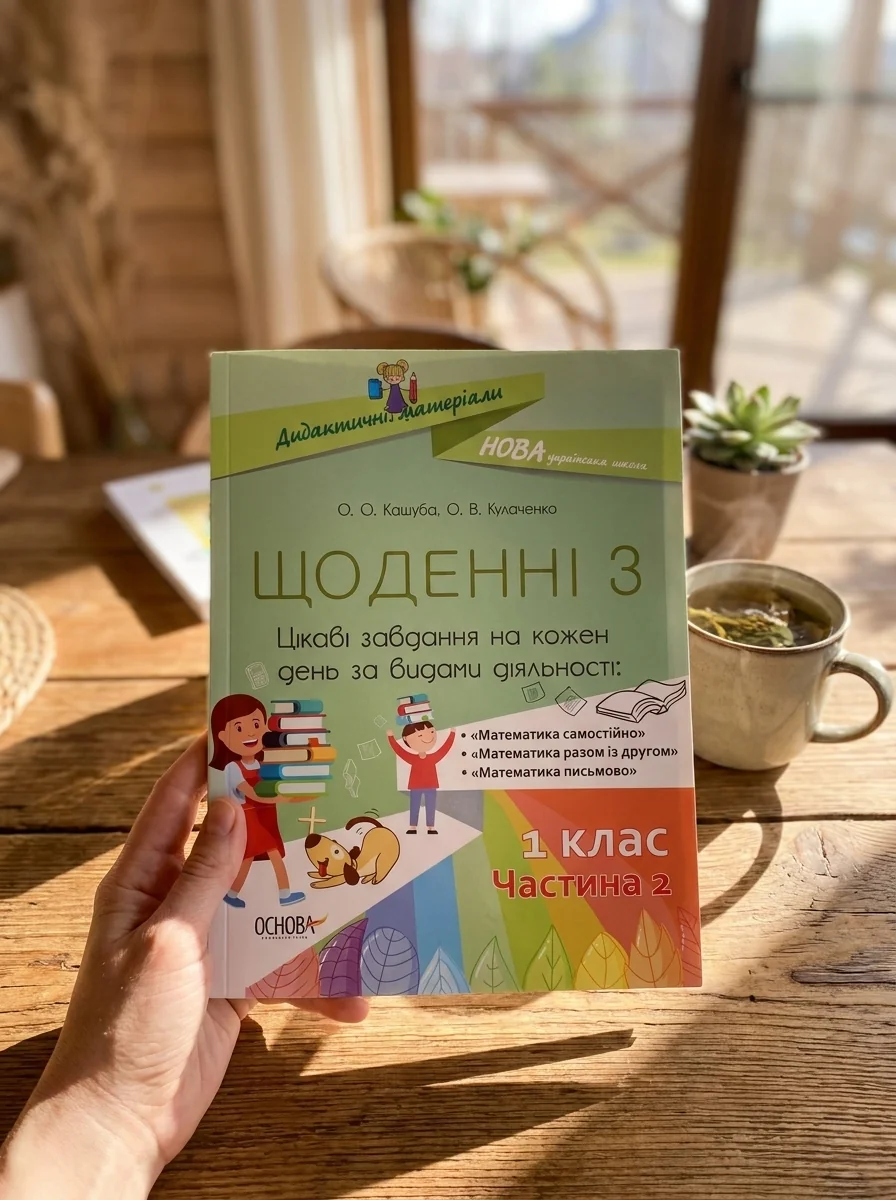 Щоденні 3. 1 клас. Частина 2 — Олена Кашуба-Вольвач, обкладинка