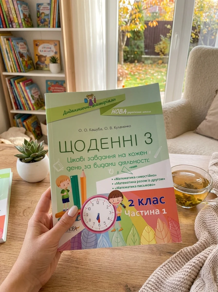 Щоденні 3. 2 клас. Частина 1 — Олена Кашуба-Вольвач, обкладинка