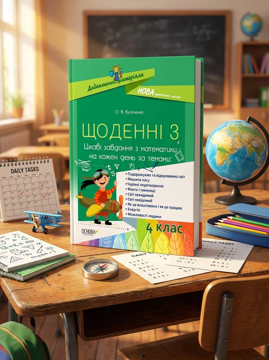 Щоденні 3. Цікаві завдання з математики на кожен день за темами. 4 клас — Дитяча література